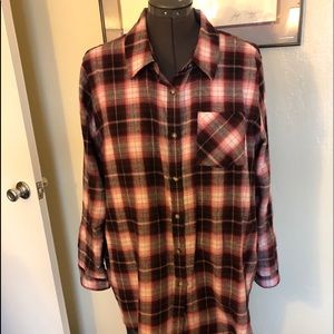 Cumberland Outfitters women’s XXL pink flannel